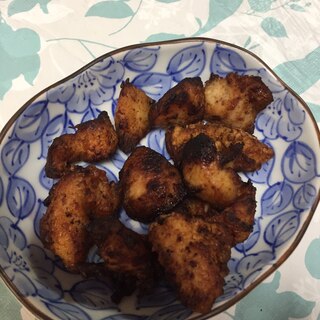 ごま油で風味漬け(*^^*)鶏胸肉の唐揚げ☆